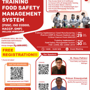 Food Safety Management System by SampaiMahir