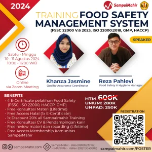 FOSTER - Food Safety Management System Training